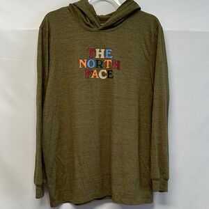 The North Face - Women's Summer Feels Tri-Blend Hoodie in Olive Green